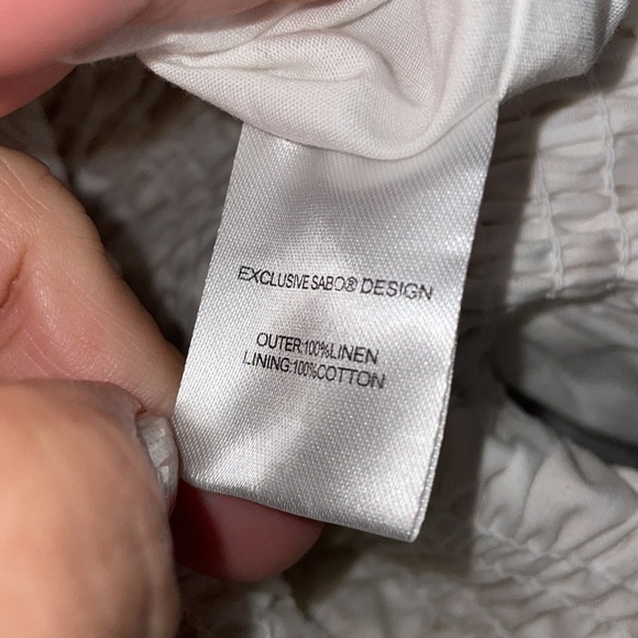 SABO LUXE Linen Dress Size Small - Picture 6 of 7